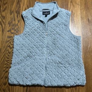 Cuddl Duds women’s‎ gray vest size large super soft